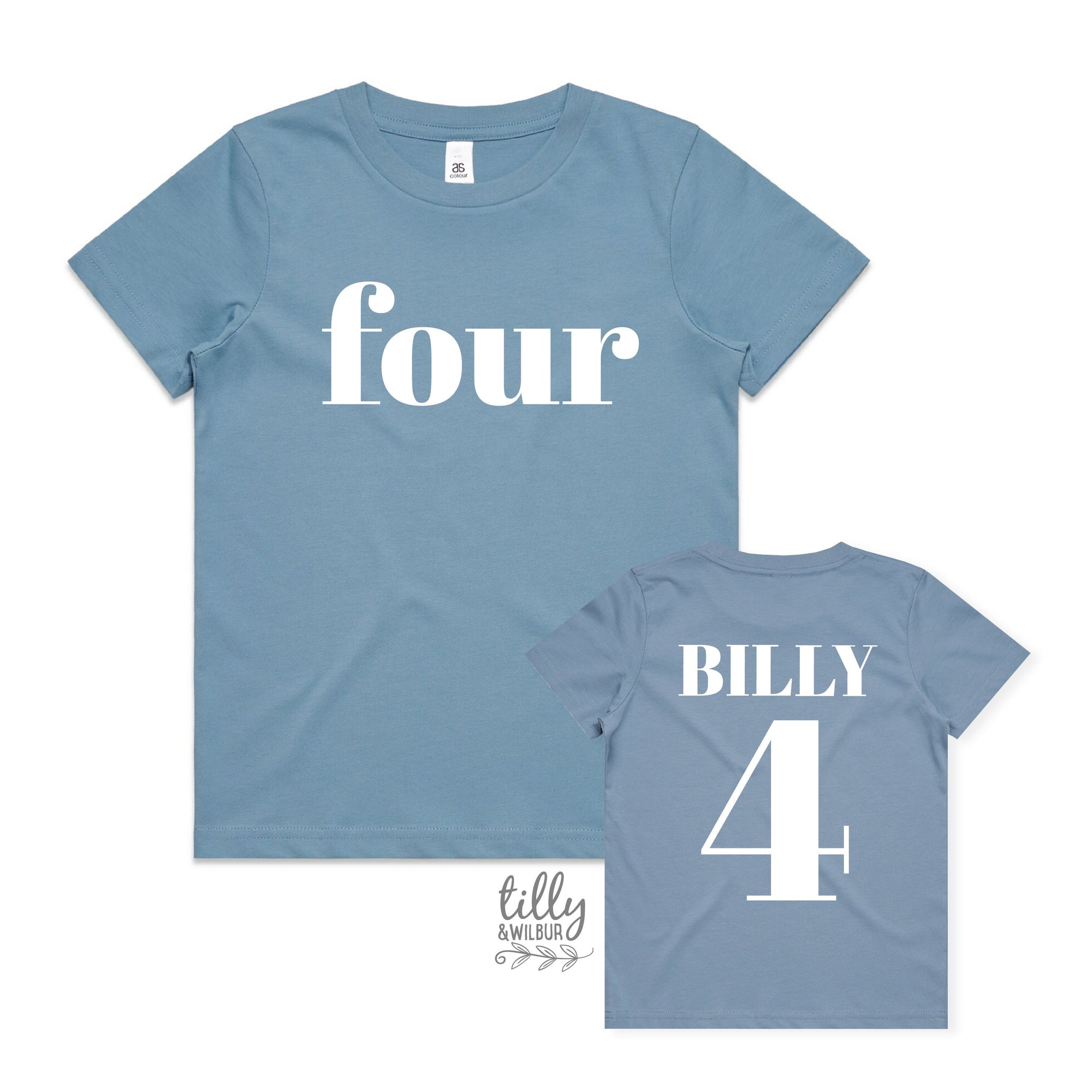 4th Birthday T-Shirt, Personalised 4th Birthday T-Shirt, Boys 4th Birthday, Birthday Boy Tee, Boy's 4th Birthday Gift, 4 Bday Party T-Shirt