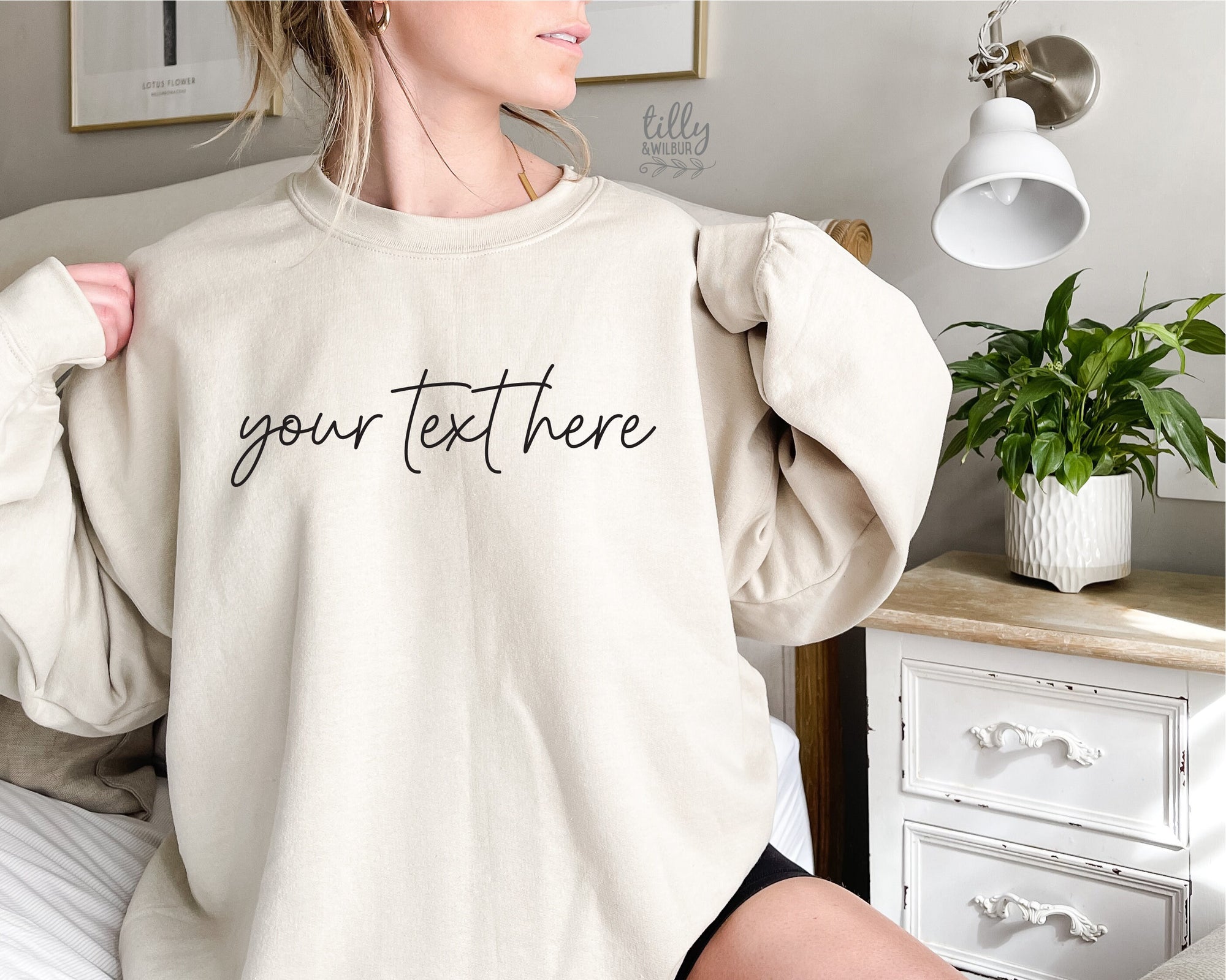 Your Text Here Sweatshirt, Mama Sweatshirt, Mothers Day Gift, First Mother's Day Gift, Personalised Mum Gift, Mum Life Jumper, New Mum Gift