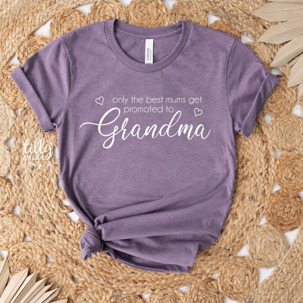 Only The Best Mums Get Promoted To Grandma T-Shirt, Grandmother T-Shirt, Grandchild Gift, Gran Gift, Grandparents T-Shirt, Promoted To Gran