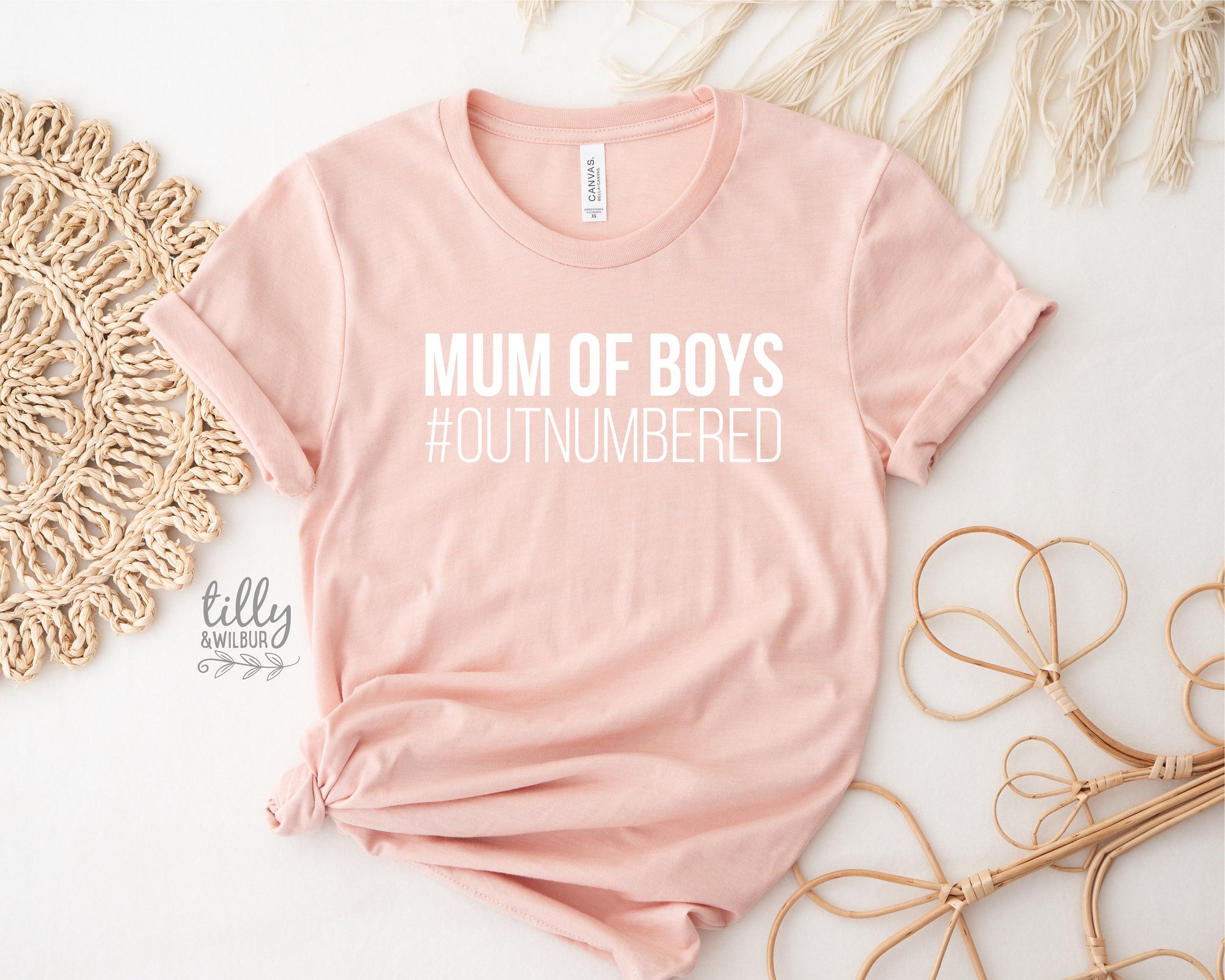 Mum Of Boys #Outnumbered T-Shirt, Mother's Day T-Shirt, Mother's Day Gift, Mum Of Songs, Mum Gift, Mum T-Shirt, Funny Mum T-Shirt, Mom Of