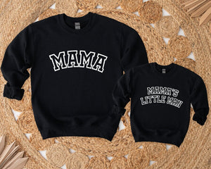 Mama & Me Sweatshirts, Mama Jumper, Mama's Little Man Jumper, Mama And Mama's Mini Matching Outfits, Our First Mother's Day, Mother Son