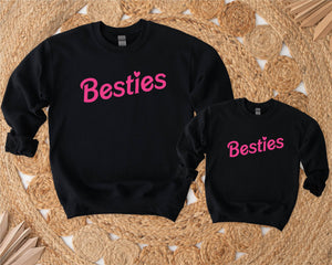 Besties Sweatshirts, Besties Jumpers, Mummy And Me Matching Outfits, Our First Mother's Day, Mother Daughter, Best Friends, Friends Forever