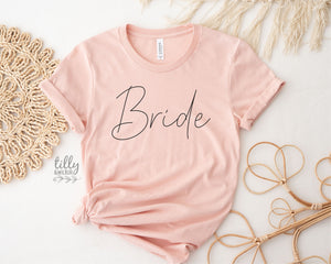 Bride T-Shirt, Wife T-Shirt, New Bride, Mrs Shirt, Engagement T-Shirt, Bridal Gift, Wedding Gift, Just Married T-Shirt, Wedding T-Shirt