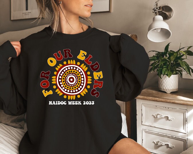 Aboriginal NAIDOC Week 2023 Unisex Sweatshirt, Reconciliation, Australian Indigenous, For Our Elders Jumper, Aboriginal T-Shirt, Vote Yes