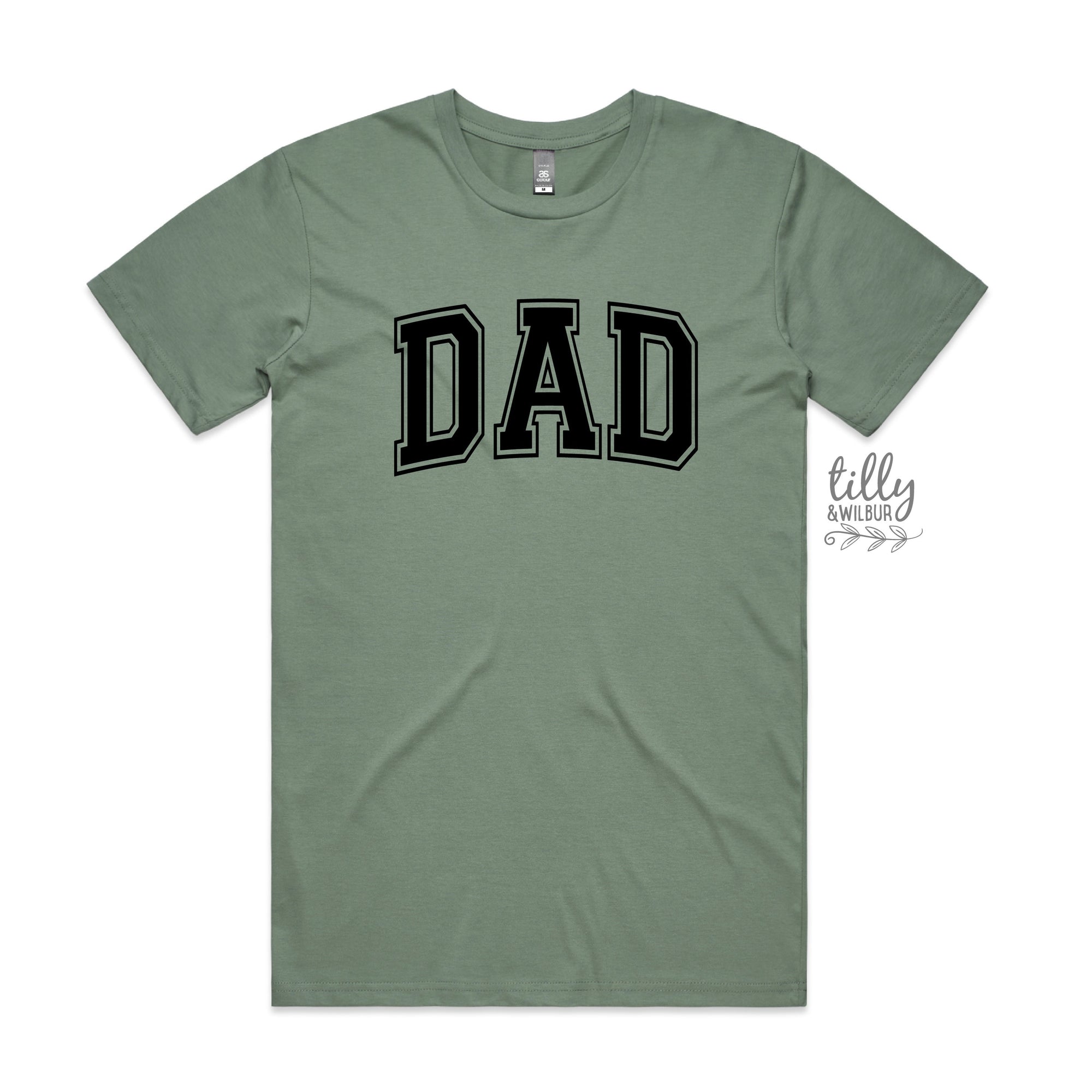 Dad Varsity T-Shirt, Father's Day Gift, Pregnancy Announcement T-Shirt For Dad, Pregnancy Gift To Husband, New Dad Gift, Dad Birthday Gift