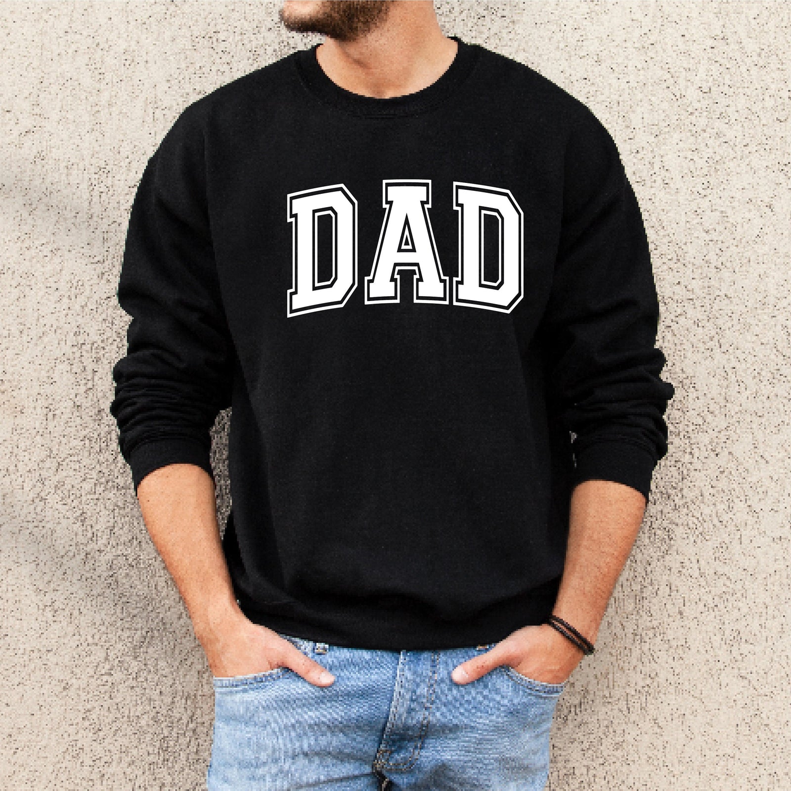 Dad Varsity Jumper, Father's Day Gift, Pregnancy Announcement For Dad, Pregnancy Gift To Husband, New Dad Gift, Dad Birthday Sweatshirt