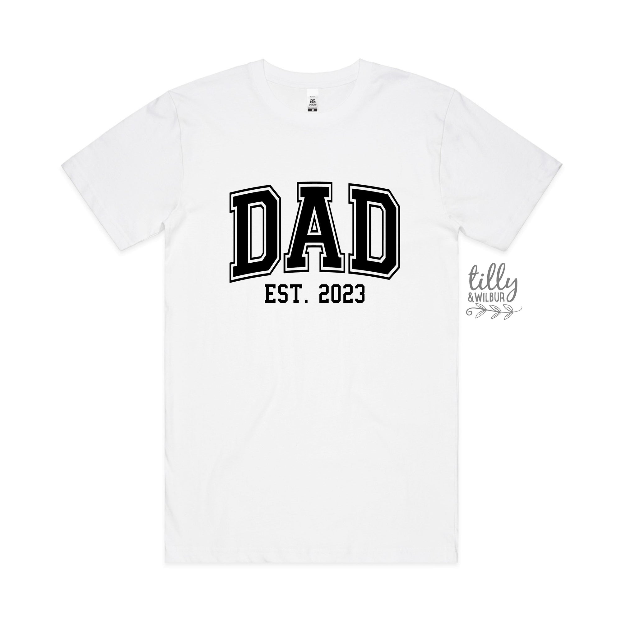 Dad Est T-Shirt, Gift For Dad, Father's Day T-Shirt, Funny Dad T-Shirt, New Dad T-Shirt, Baby Shower Gift, Birthday Gift, Christmas Gift