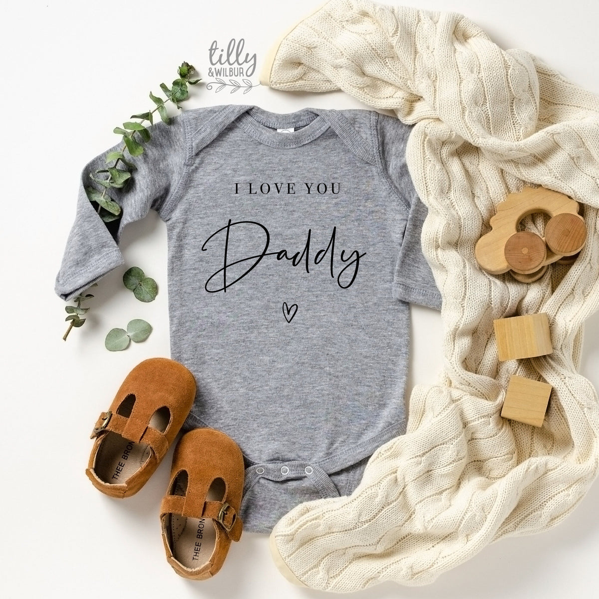 I Love You Daddy Bodysuit, Our First Father&#39;s Day 2023 Baby Bodysuit, I Love My Daddy Romper, Happy Father&#39;s Day, 1st Fathers Day Baby Gift