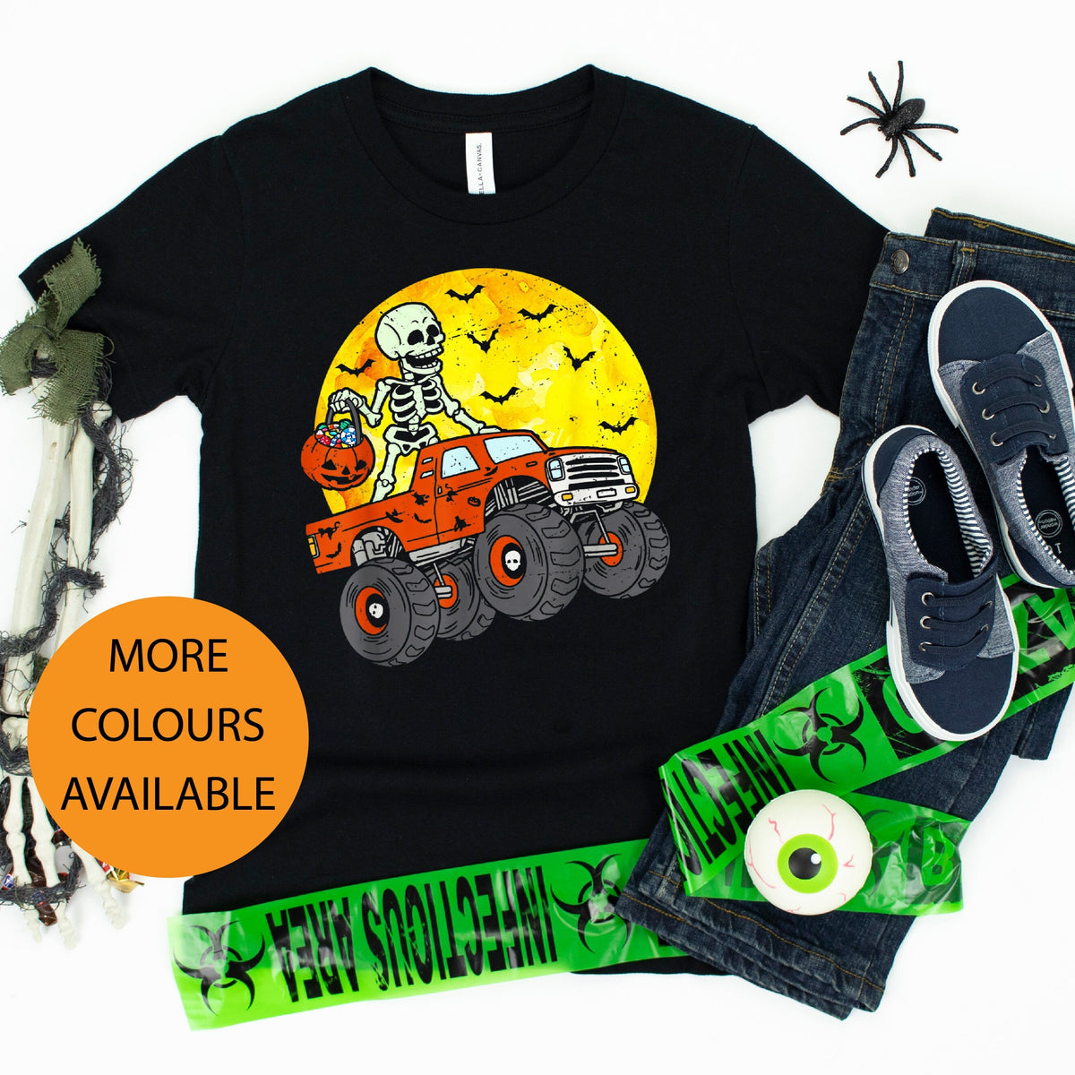 Halloween Monster Truck T-Shirt, Monster Truck T-Shirt, Halloween T-Shirt, Fancy Dress T-Shirt, Halloween Gift, Monster Truck Gift