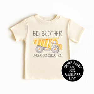 Big Brother T-Shirt, Promoted To Big Brother Shirt, Big Brother Under Construction Shirt, I'm Going To Be A Big Brother Shirt, Announcement