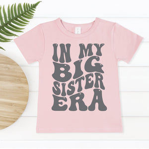 In My Big Sister Era T-Shirt, Big Sister Announcement, Pregnancy Announcement Shirt, I'm Going To Be A Big Sister Announcement Shirt