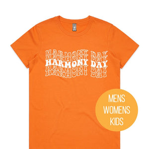 Harmony Day T-Shirt, Harmony Day - 21st March, Orange Harmony Day T-Shirt, Everyone Belongs, School T-Shirt, Babies, Kids, Womens And Mens