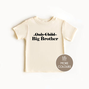 Only Child Big Brother T-Shirt, Promoted To Big Brother Shirt, Big Bro T-Shirt, Pregnancy Announcement, I'm Going To Be A Big Brother