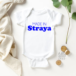 Made In Straya Baby Bodysuit