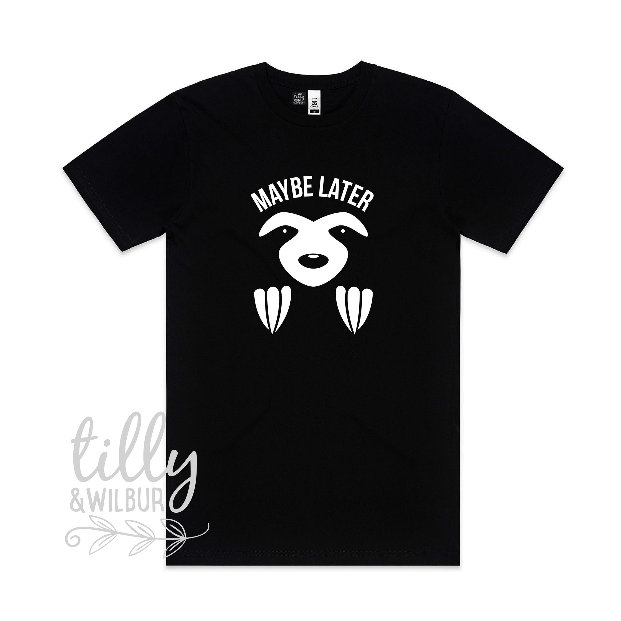 Maybe Later Sloth Men's T-Shirt