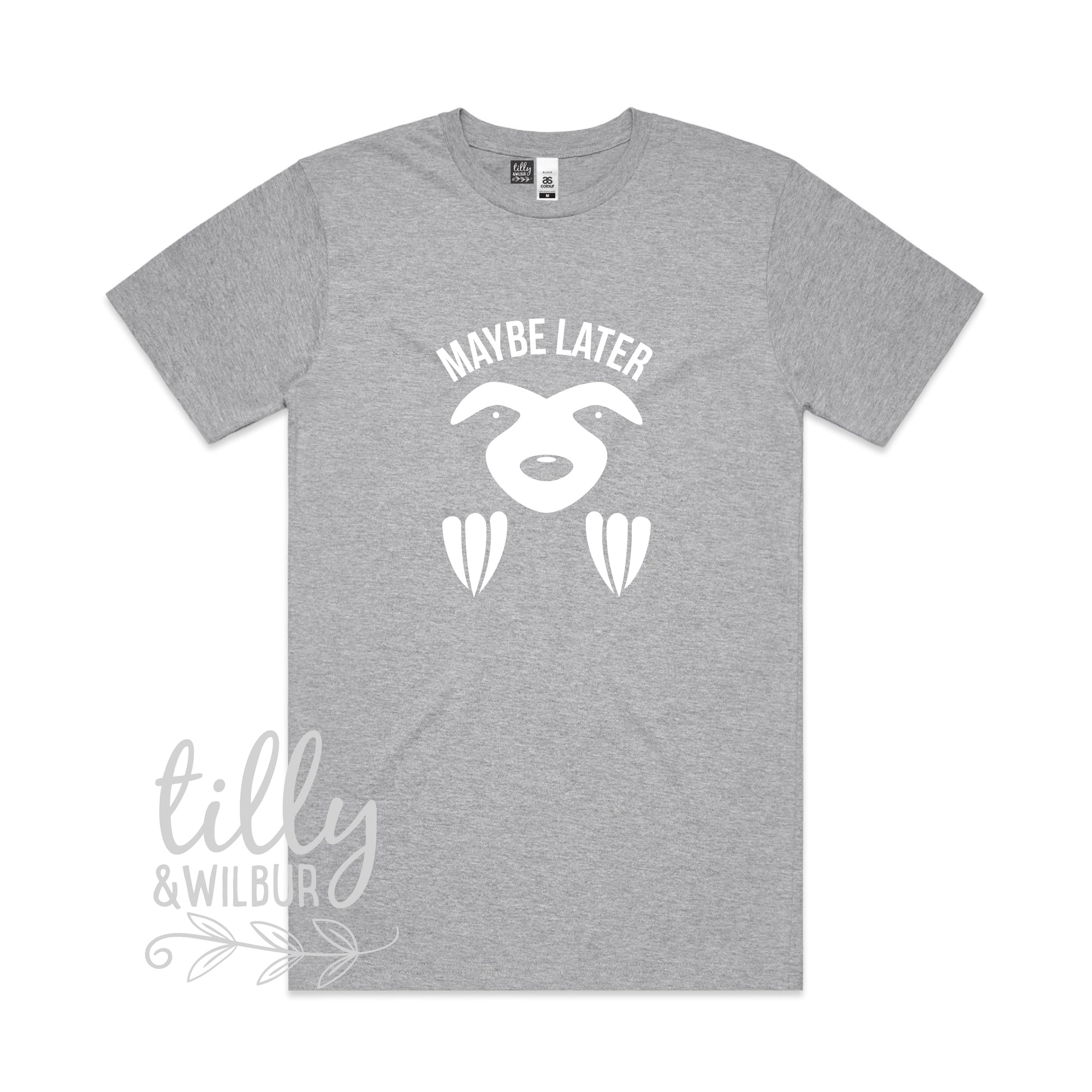 Maybe Later Sloth Men's T-Shirt