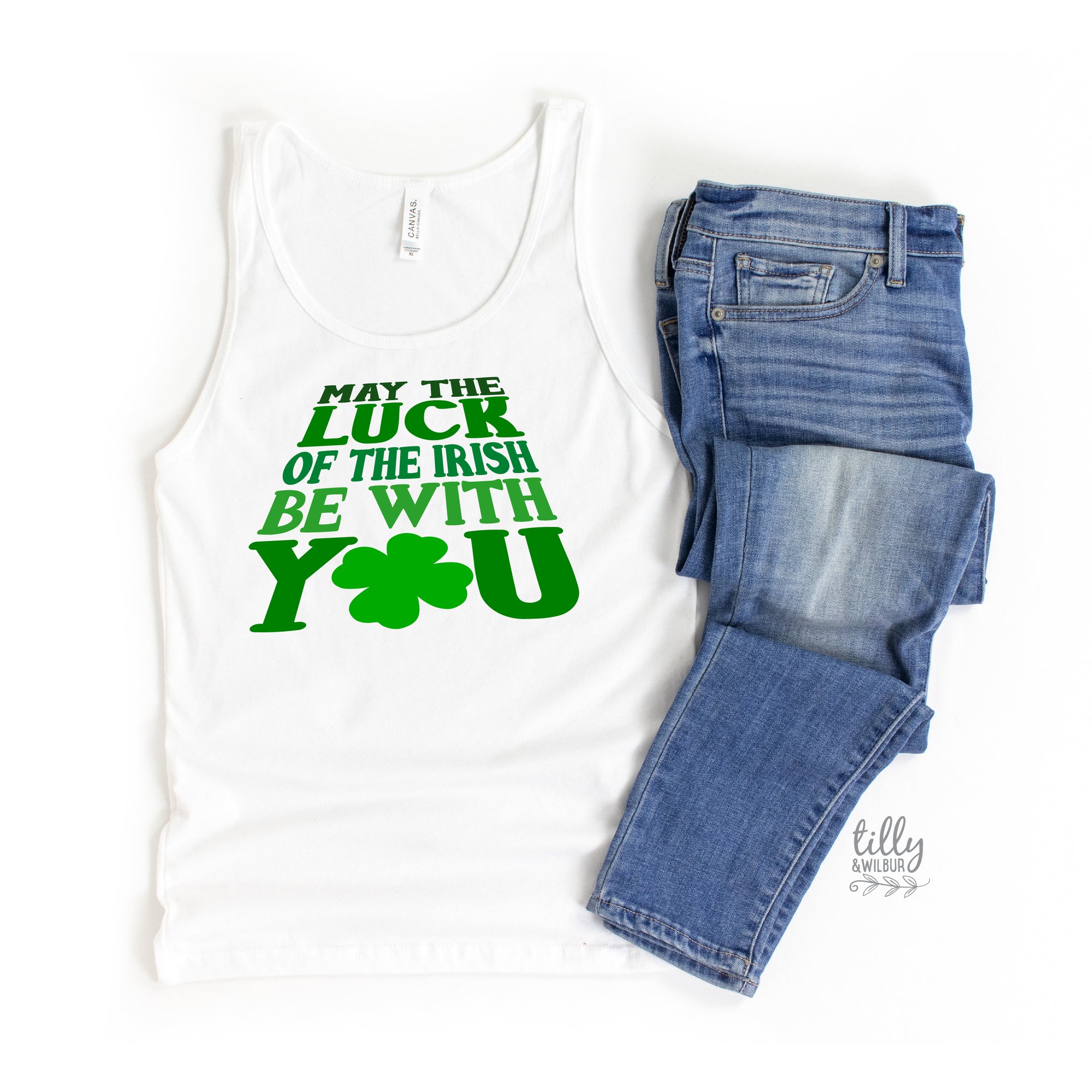 Copy of May The Luck Of The Irish Be With You Women's Singlet