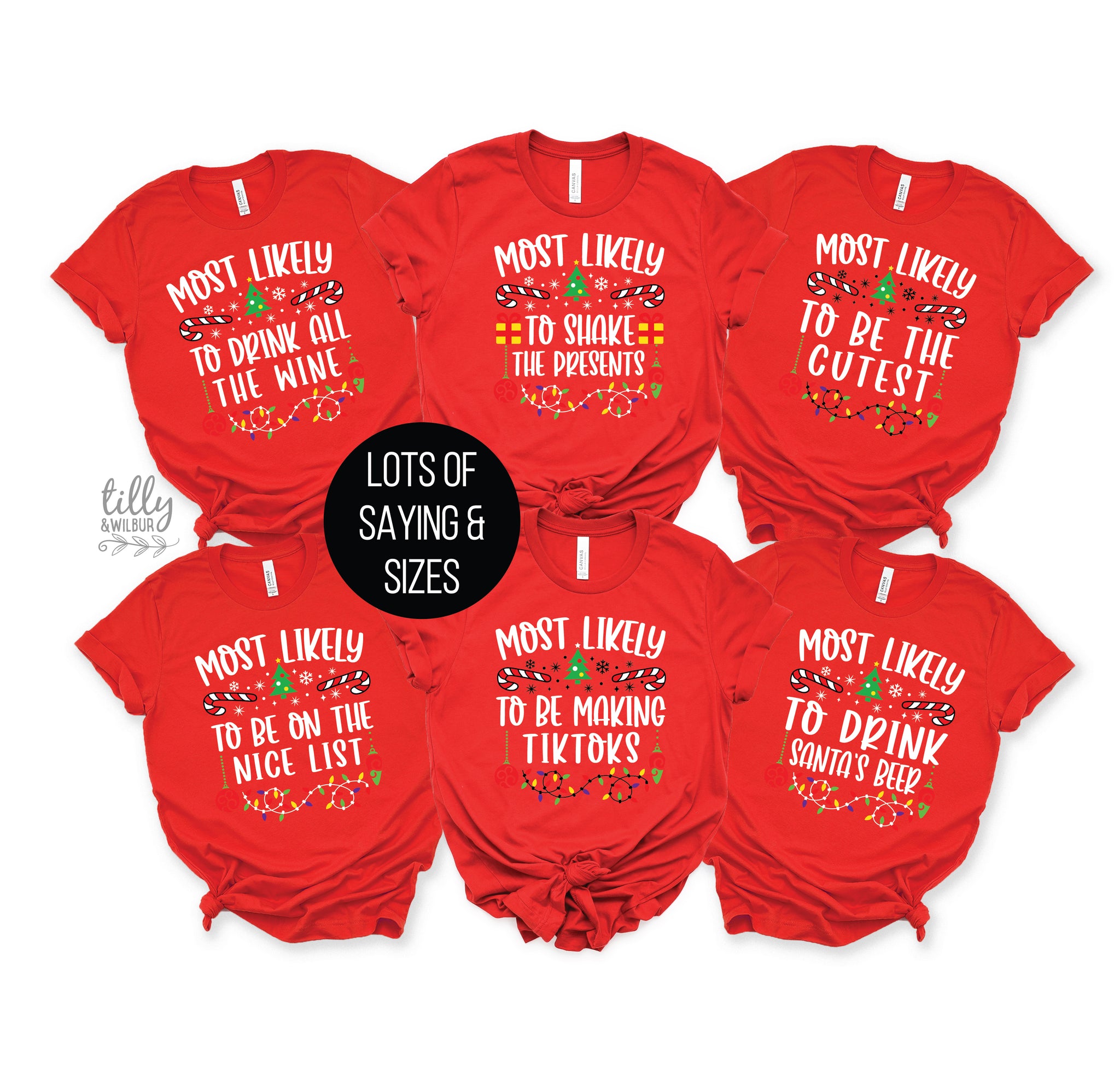 Matching christmas t hotsell shirts for family