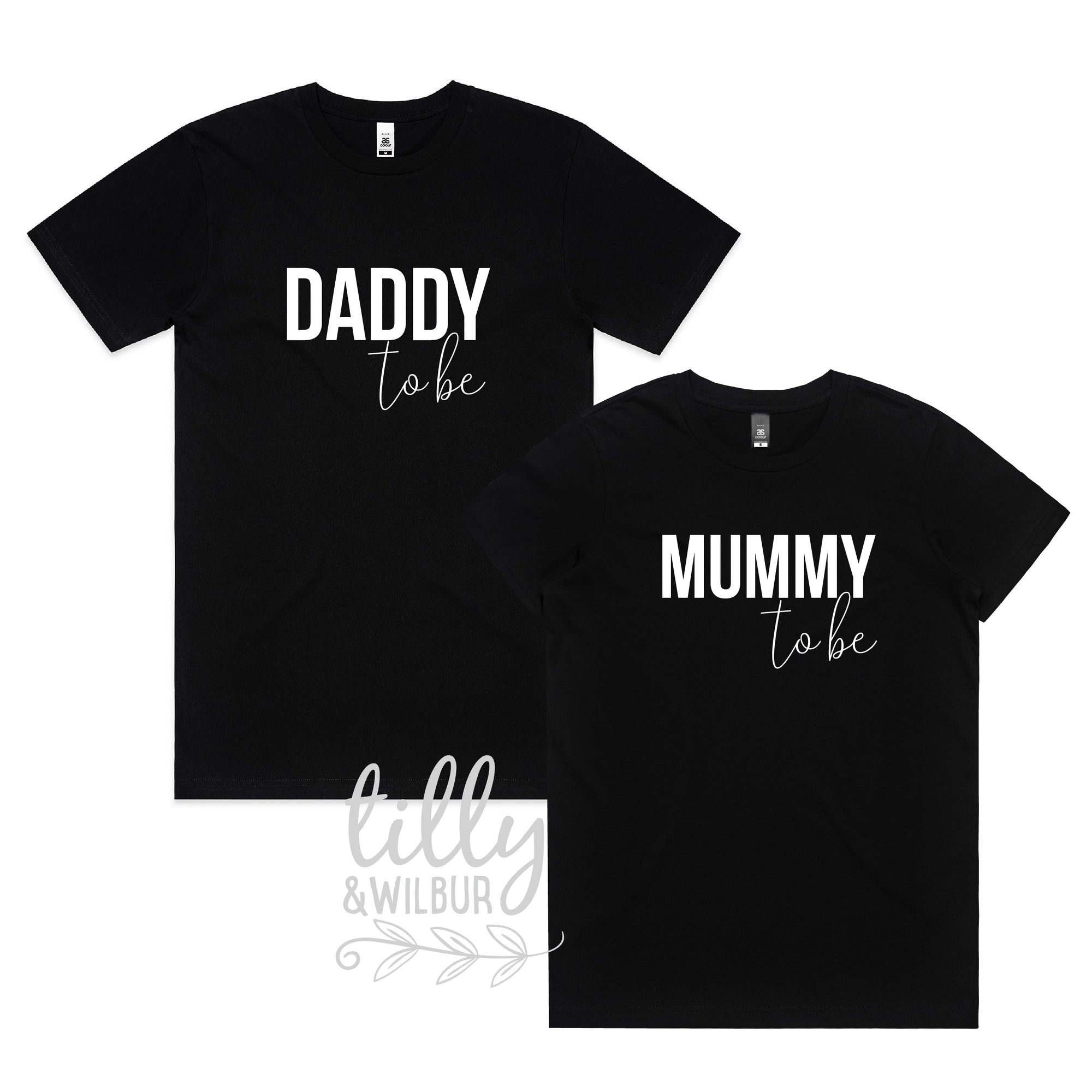 Mummy To Be and Daddy To Be Matching T-Shirts
