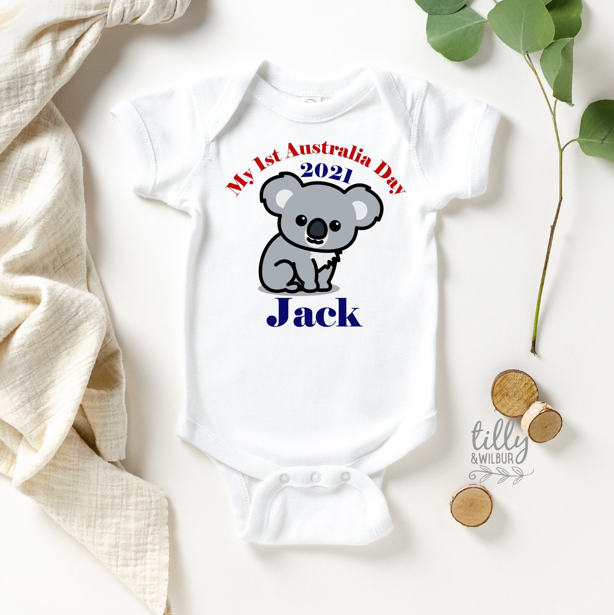 My 1st Australia Day 2024 Koala Baby Bodysuit