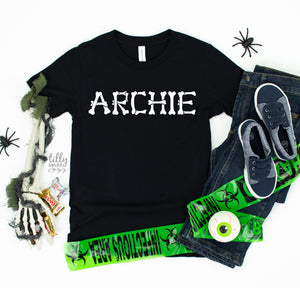 Personalised Halloween T-Shirt For Boys