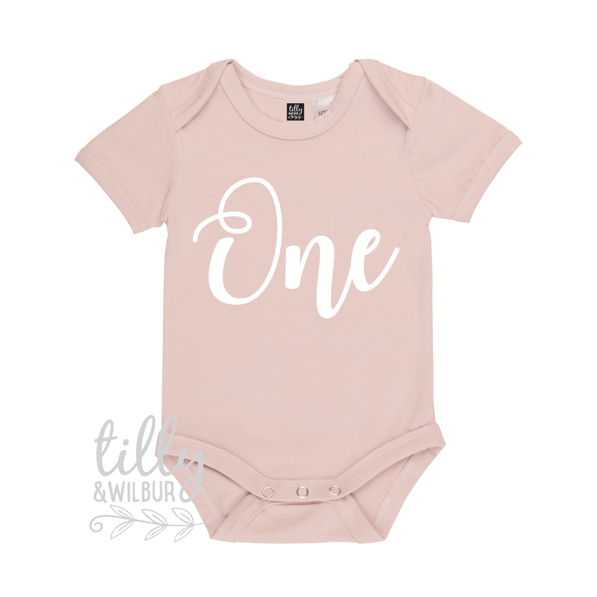 One 1st Birthday Bodysuit