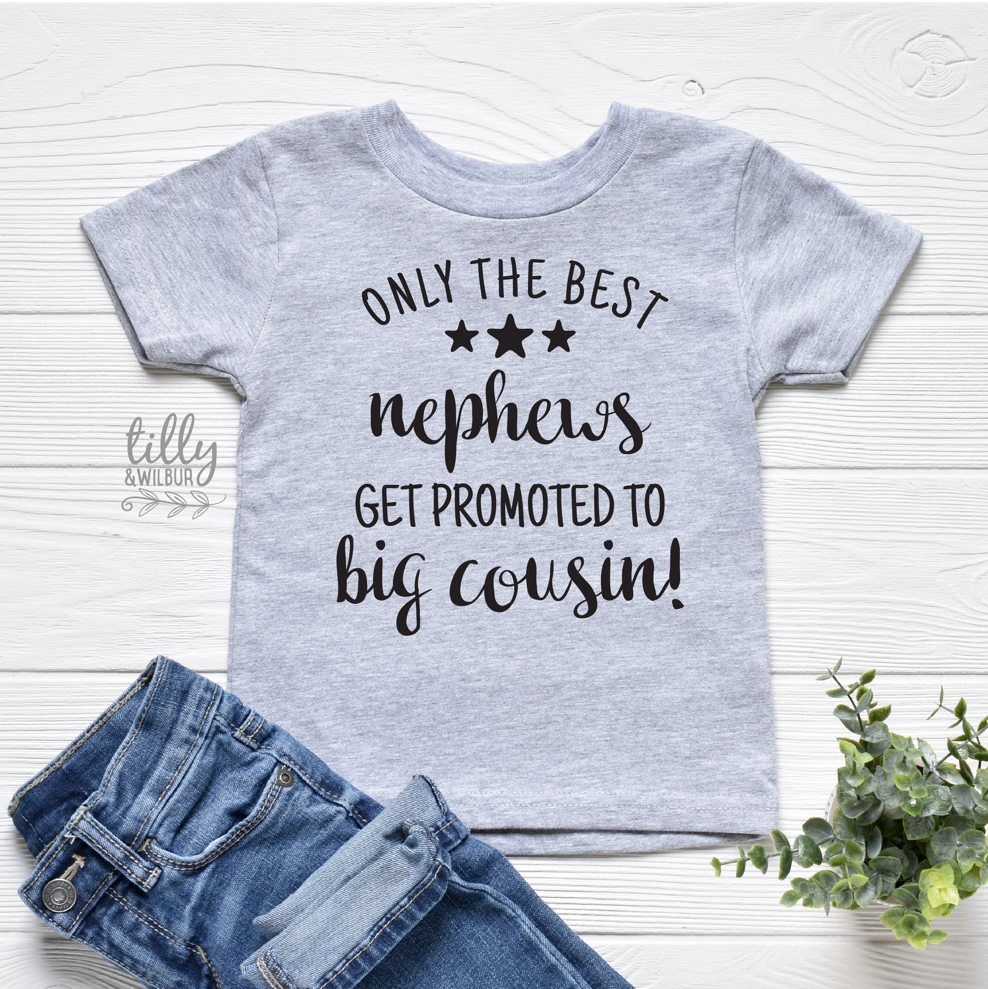 Only The Best Nephews Get Promoted To Big Cousin! Boys T-Shirt