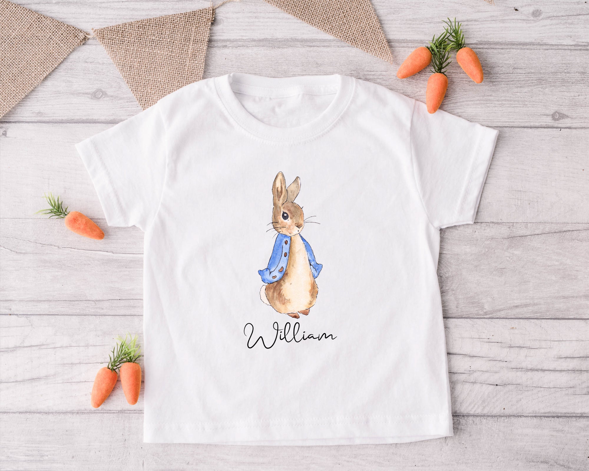Personalised Peter Rabbit Easter T-Shirt