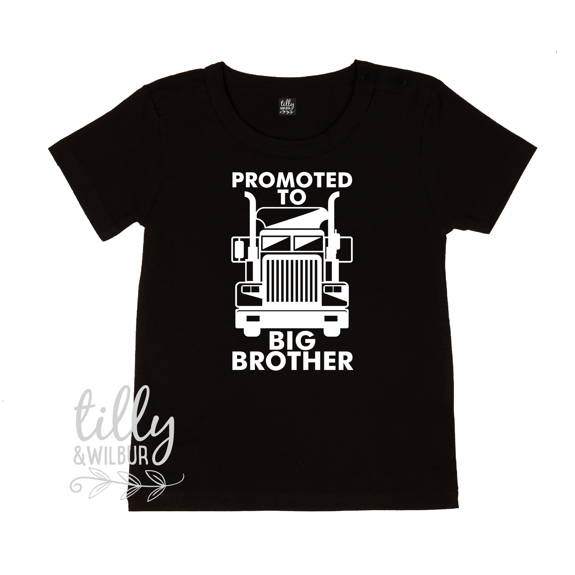 Promoted To Big Brother Trucker T-Shirt