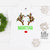 Personalised Rudolph The Red Nosed Reindeer T-Shirt For Girls