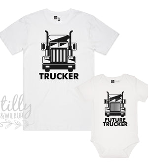 Trucker & Future Trucker Matching Set