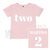 Two Personalised Girls Birthday T-Shirt