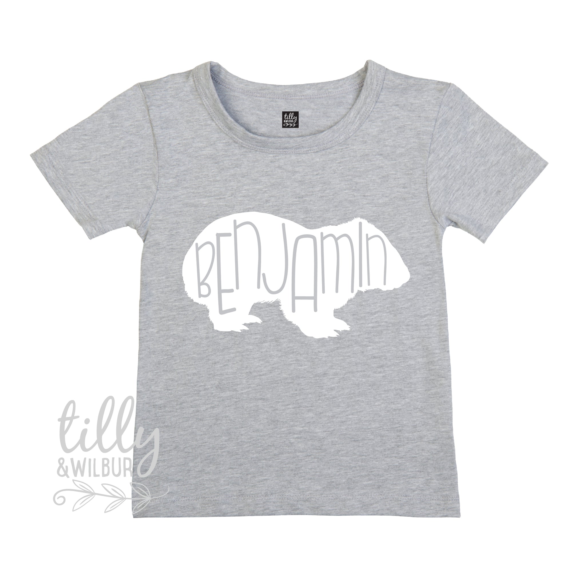 Personalised Wombat T-Shirt For Boys