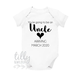 You're Going To Be An Uncle Pregnancy Announcement Bodysuit