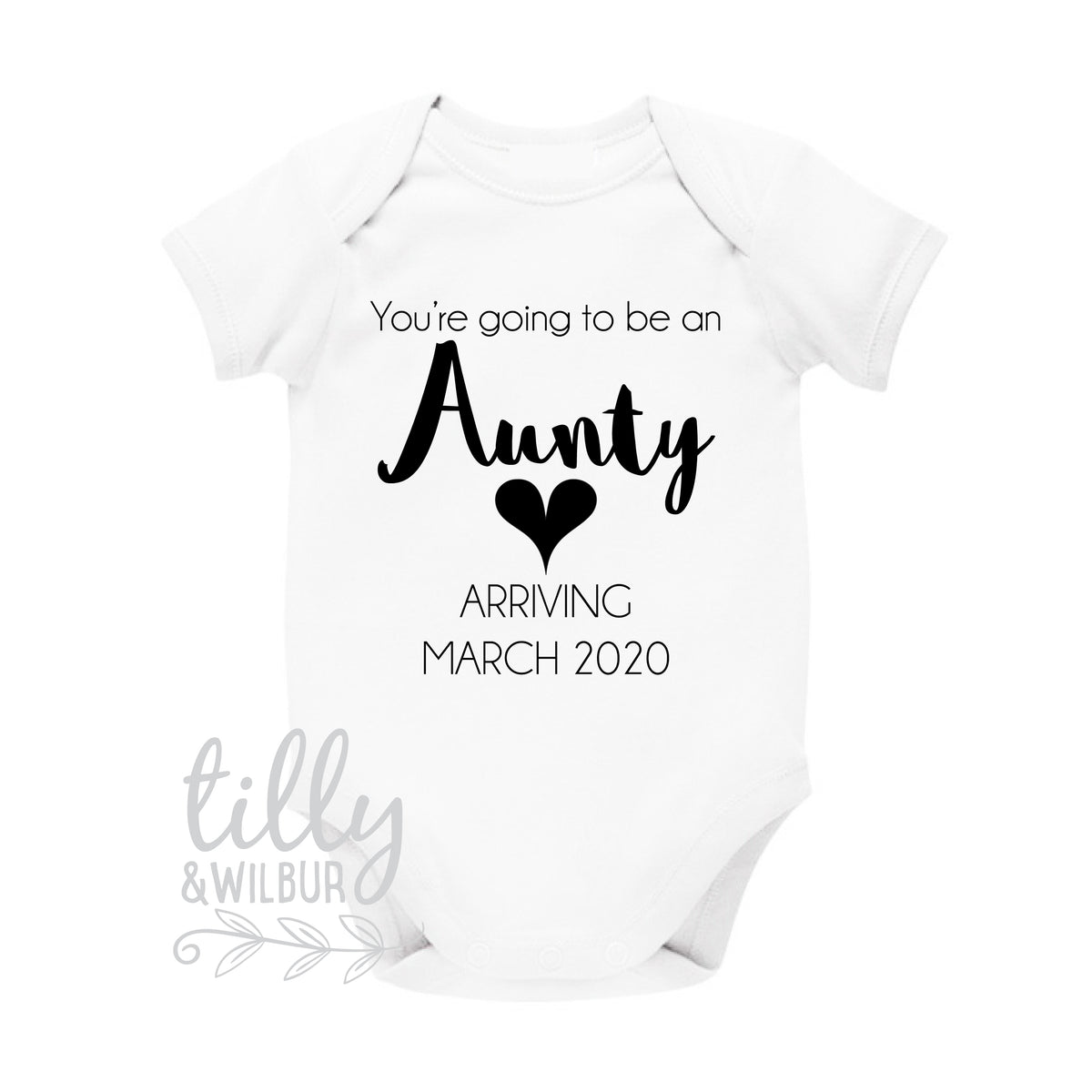 You&#39;re Going To Be An Aunty Pregnancy Announcement Bodysuit